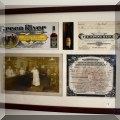 C06. Framed Prohibition shadowbox. 